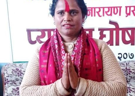 मधेशी समुदायबाट उदाएकी रेणु सहसचिव पदकी उम्मेदवार
